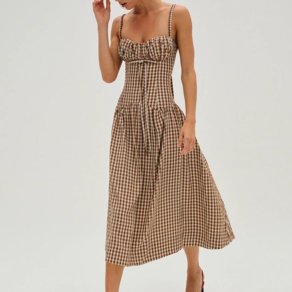 NWT For Love and Lemons Gingerbread Midi Dress
